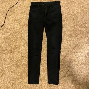 Abercrombie ultra high rise black